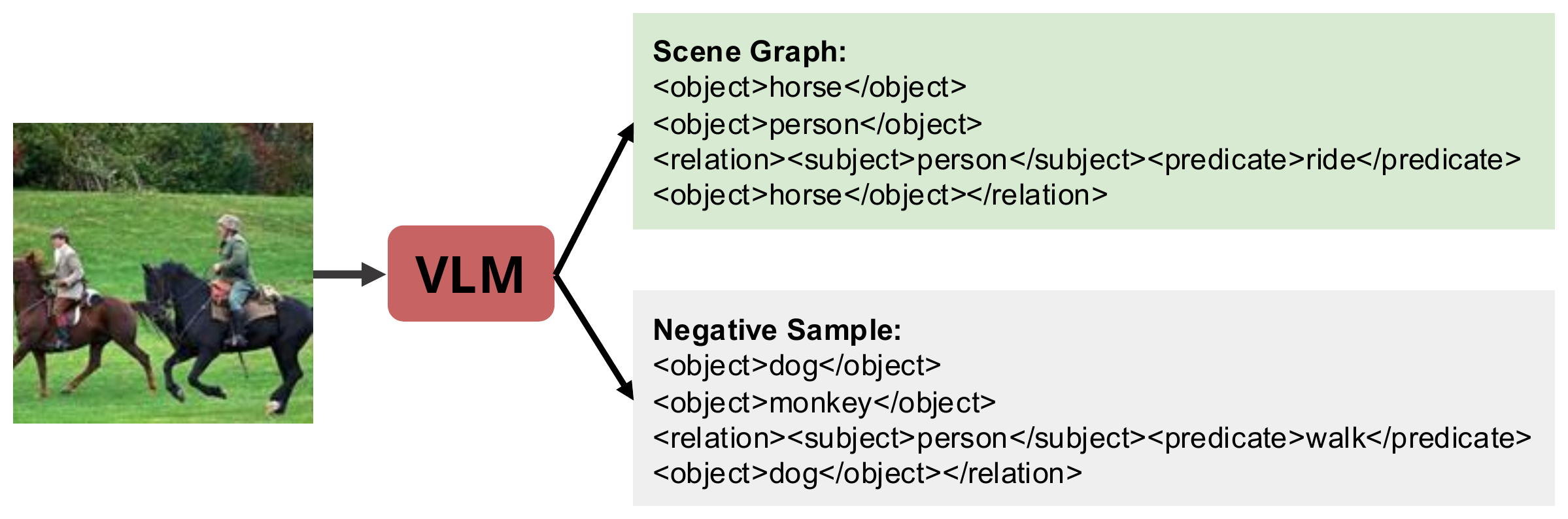 Benchmark construction: scene graphs from stimuli are converted into fMRI-QA pairs